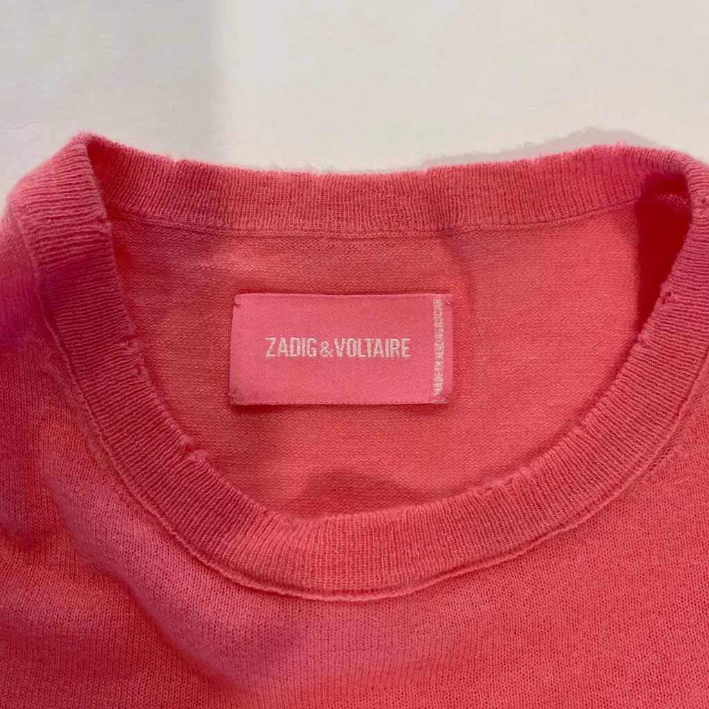 ZADIG & VOLTAIRE Women's Source Cashmere Sweater‎ -  Size S. - Image 4