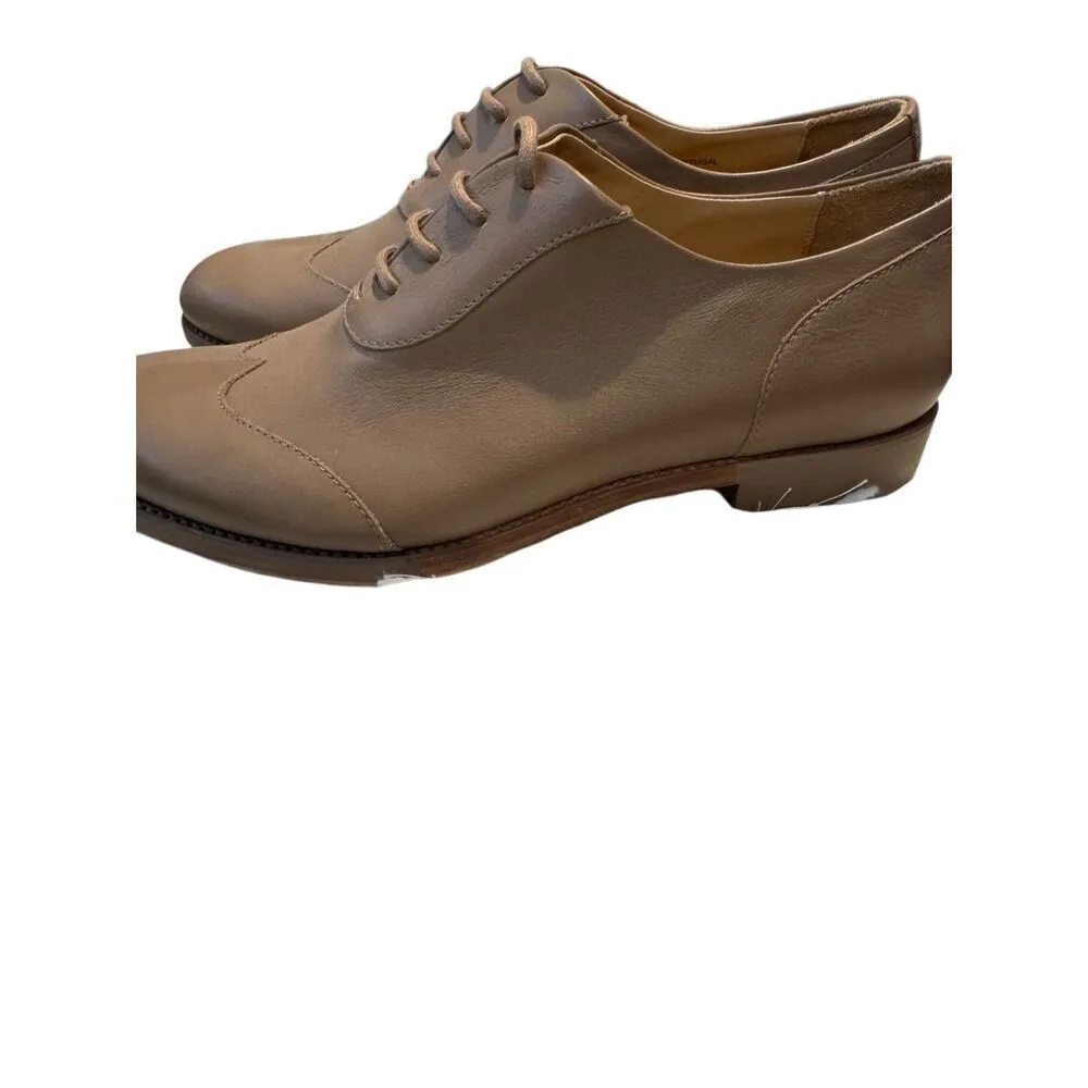 The Office of Angela Scott Mr Evans wingtip size 37.5W new with storage bag neut Tan - Image 3