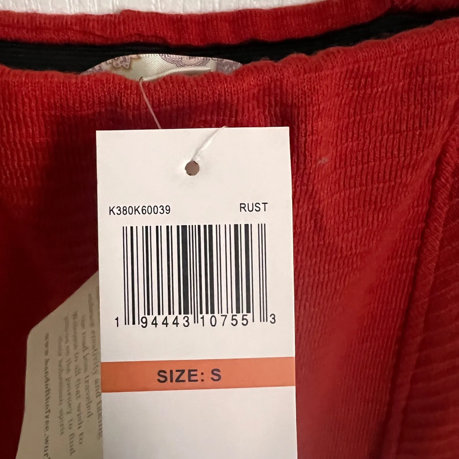 Band of The Free Hand of the Tree‎ Red Textured Pencil Midi Skirt Size S NWT - Image 5