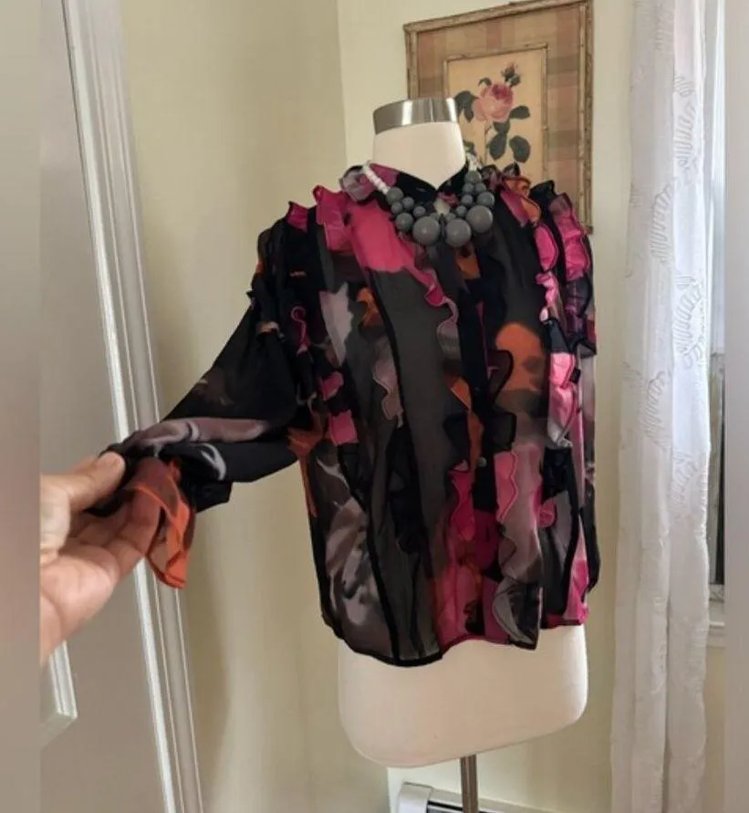 Anthropologie Hutch Bianca Blouse Size XS NWT $167 - Image 5