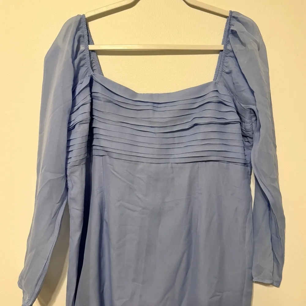 NEW Abercrombie & Fitch Emerson Chiffon Long-Sleeve Midi Dress Size XL P NWT - Image 3