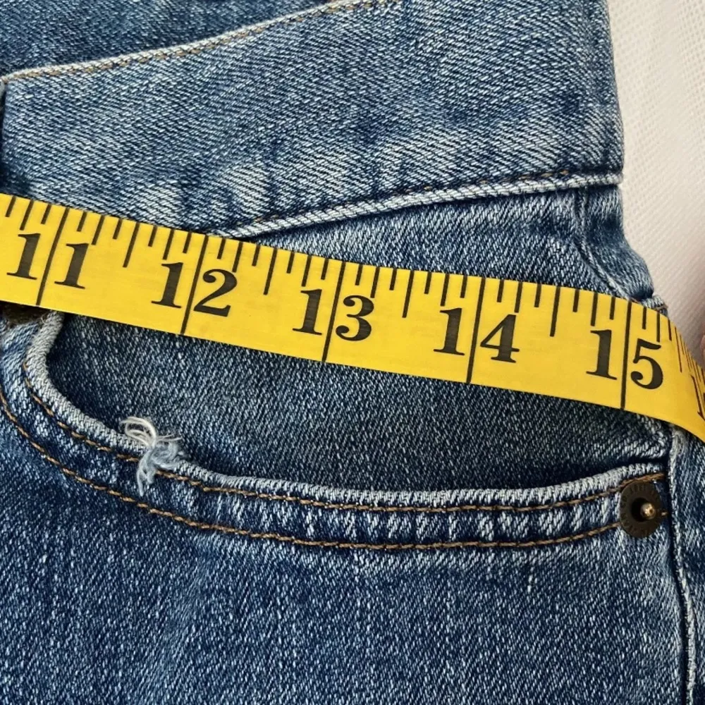 Lauren Jeans Co Womens 6 Premium Denim Jeans Mid Rise Mom Boot Vintage Blue - Image 9