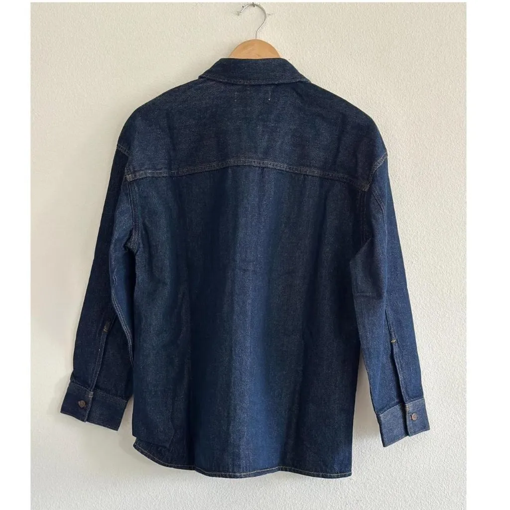 Everlane The Oversized Denim Shirt in Tungsten Rinse, Size 2 - Image 12