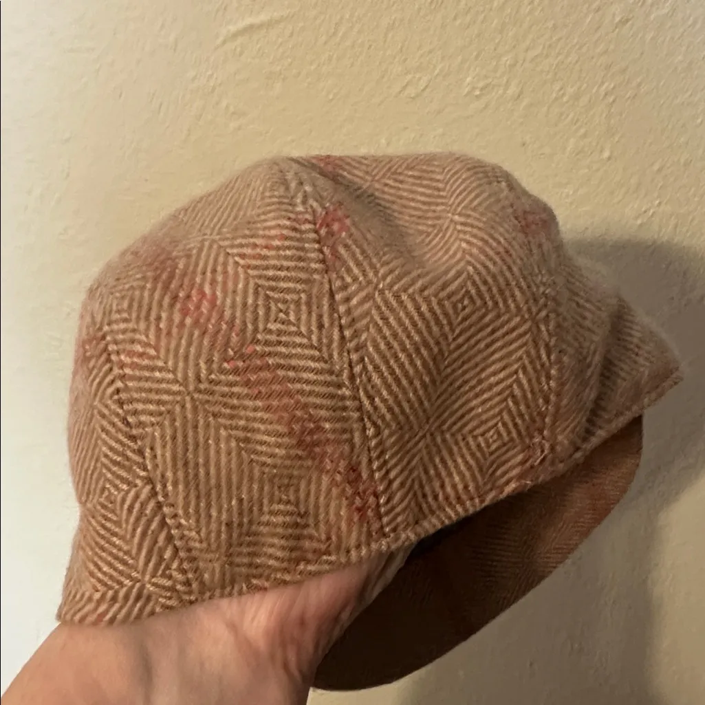 KANGOL Unisex Neo Tweed Hudson Cap Brown - Image 3