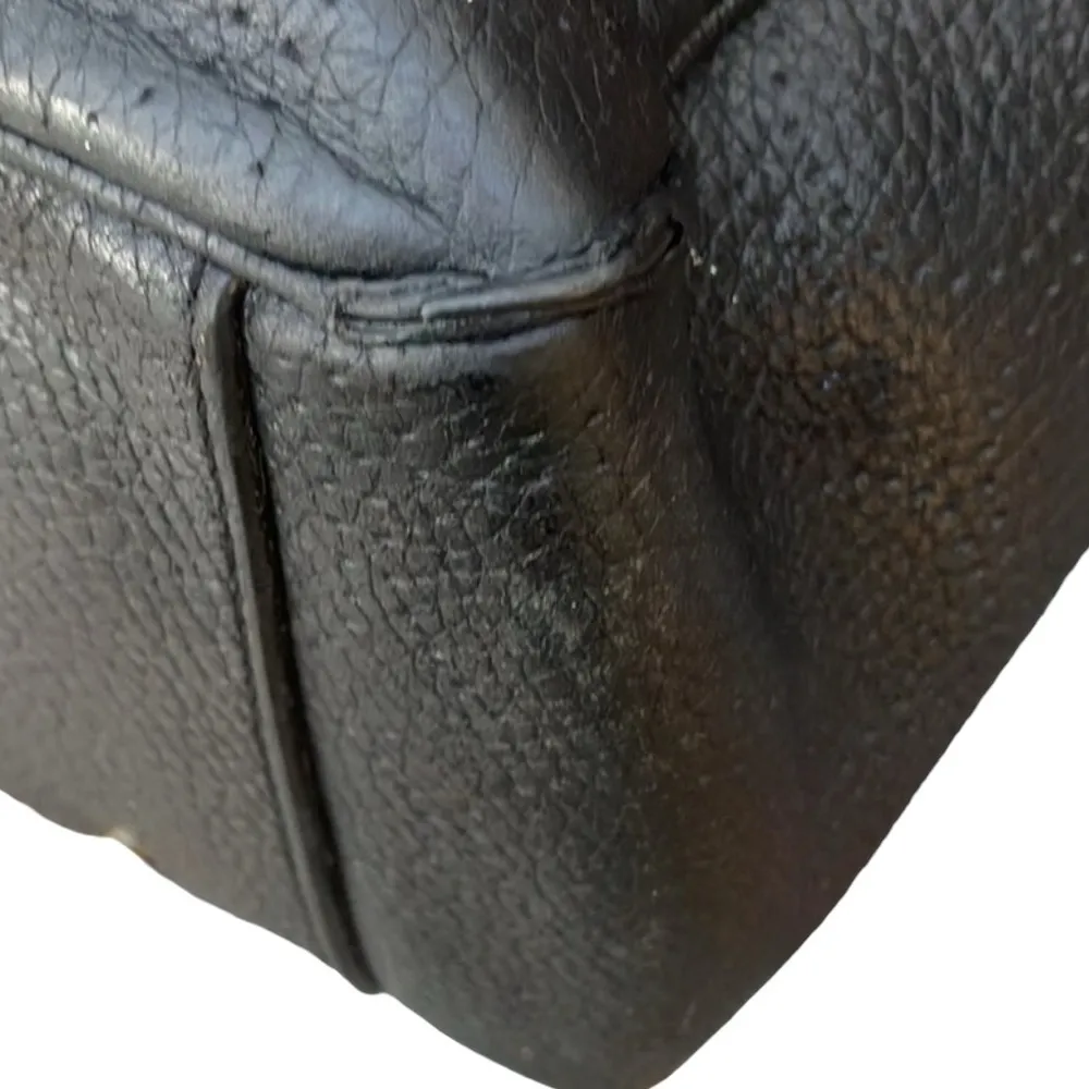 Kate Spade Noel Rue Leather Tote Shoulder Bag Black Purse - Image 7