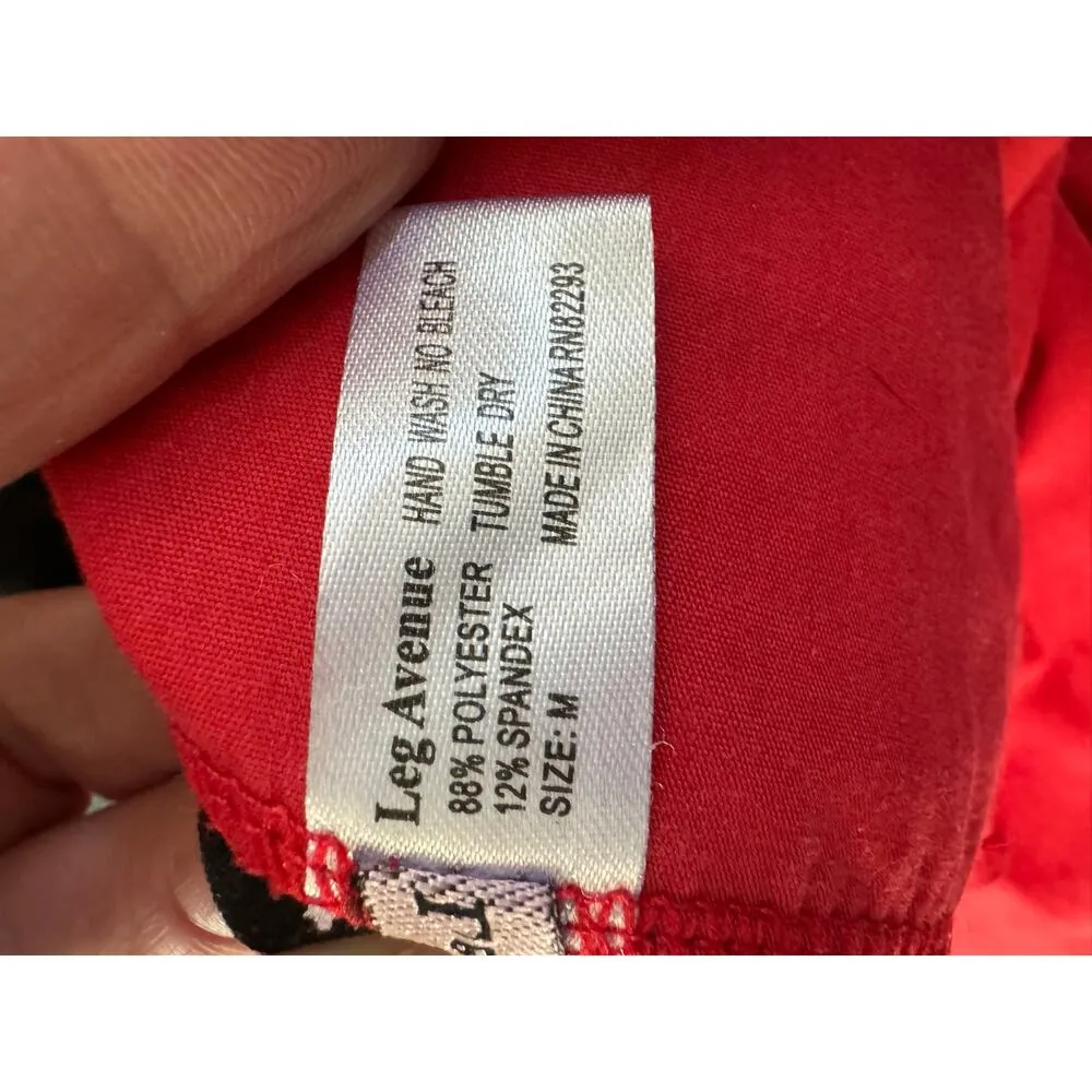 Leg Avenue Women's Vixen Pirate Wench Costume black and red size medium - Image 12