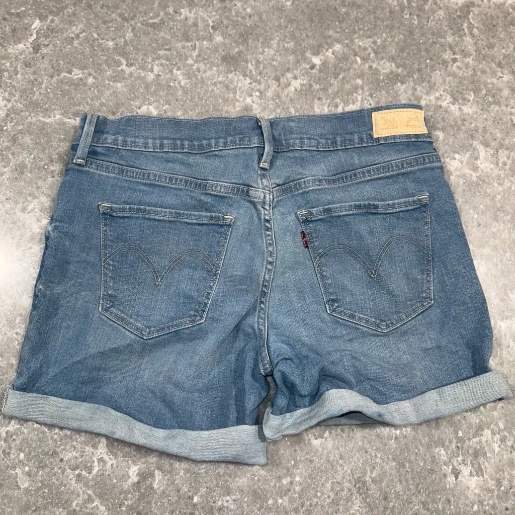 Denim Blue Women's Shorts Levi - Image 2