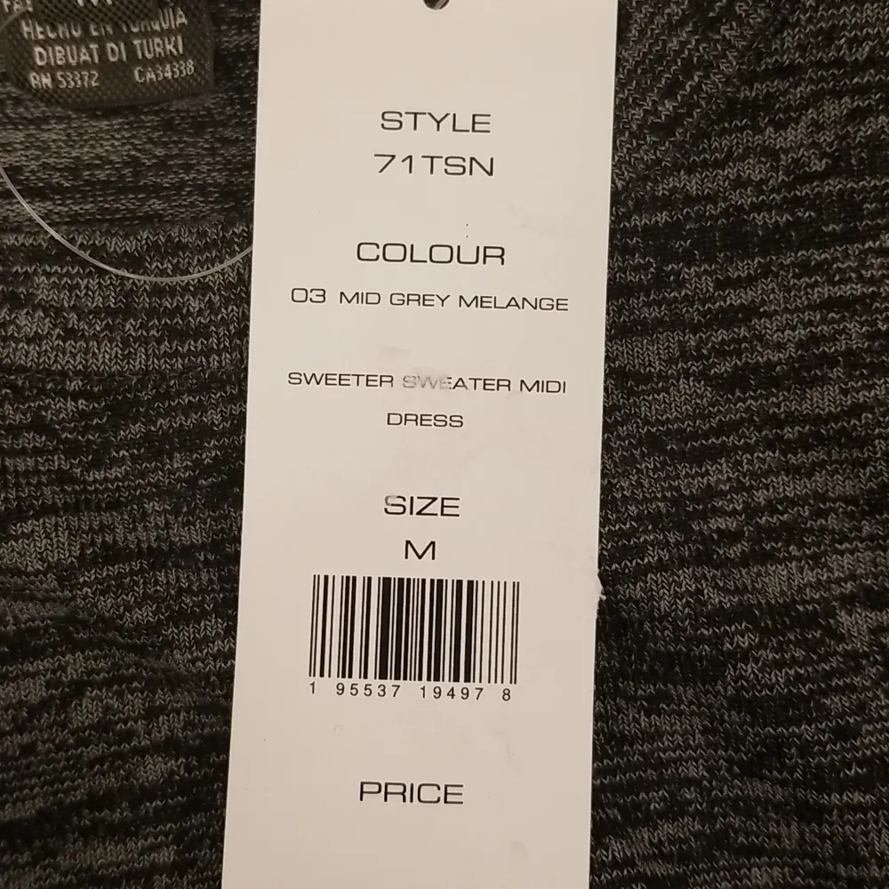 💕FRENCH CONNECTION💕 Sweeter Midi Sweater Dress ~ Grey Melange Medium M NWT - Image 15