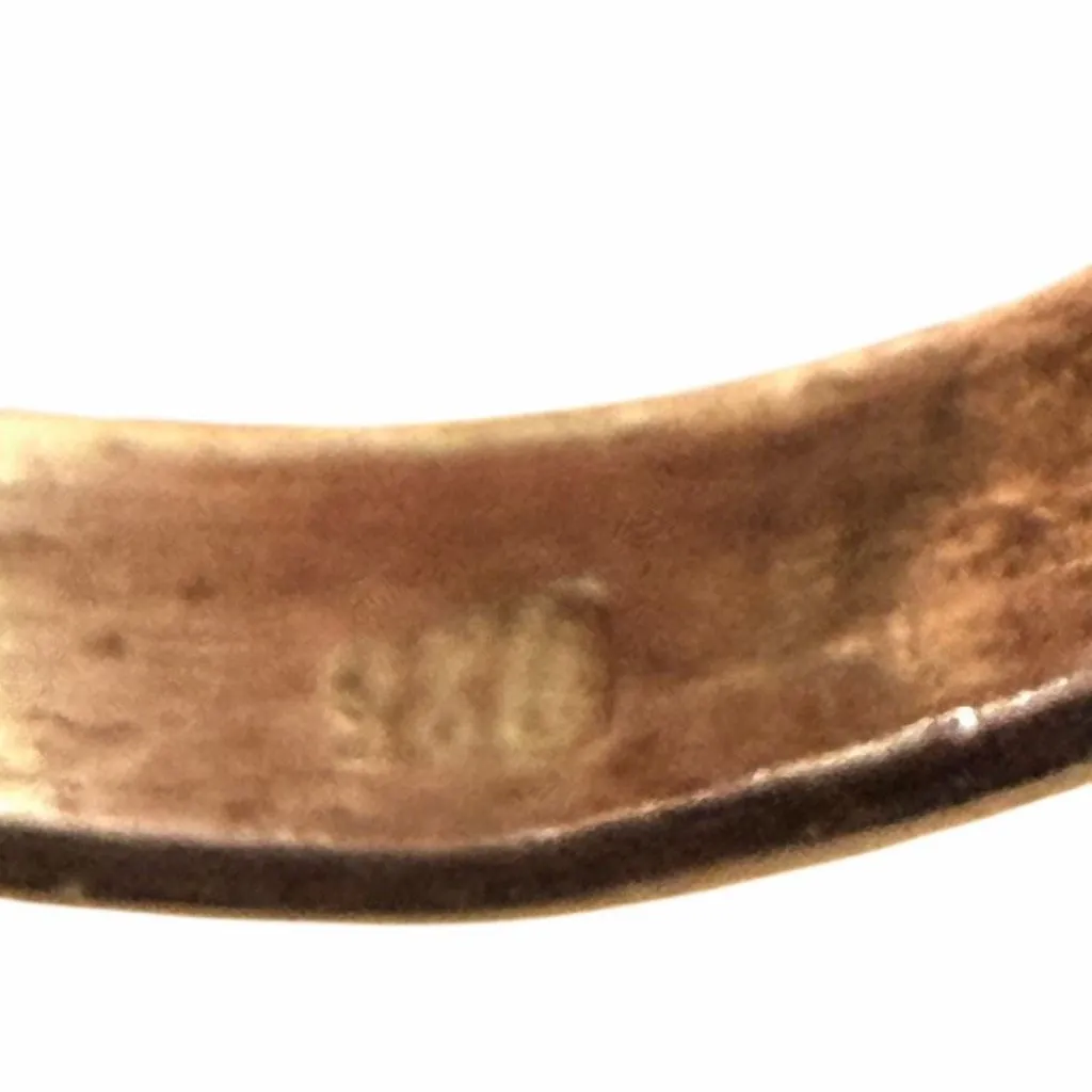 Sterling Silver Vintage Turquoise Ring - Image 10