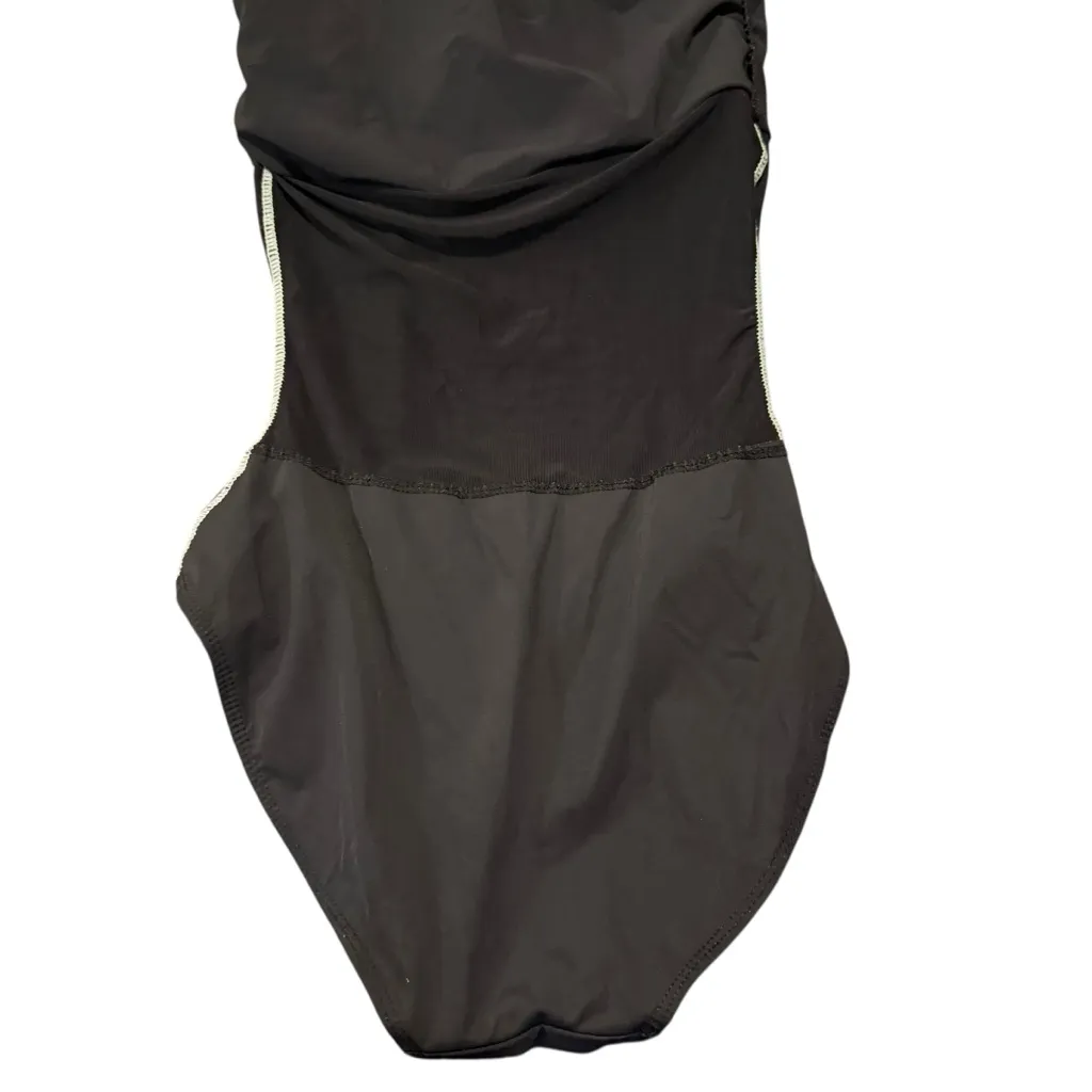 SPANX Black Ruffle Hem swimsuit dress flattering slimming classic beach small - Image 6