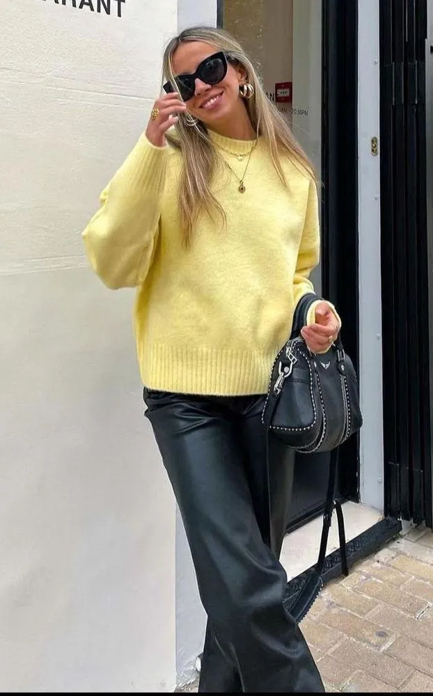 Zara cashmere knit sweater - Image 2