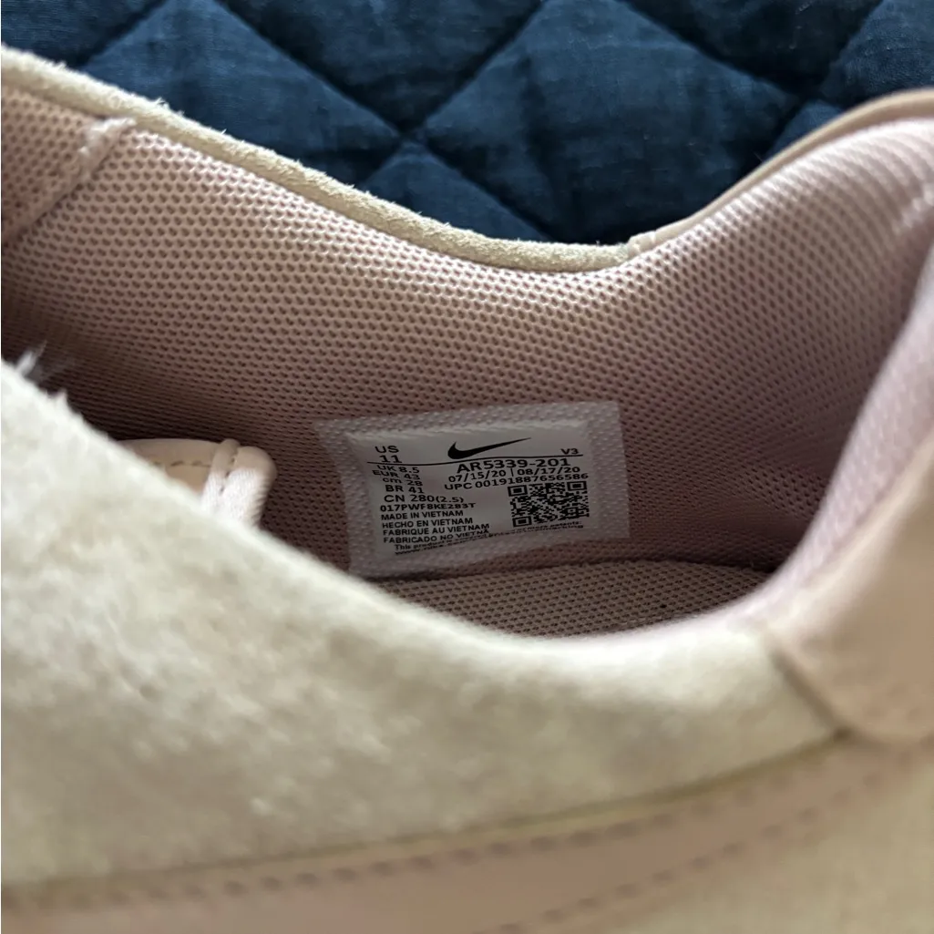 Nike Women's Air Force 1’s Soft Pink Sneakers - Image 8
