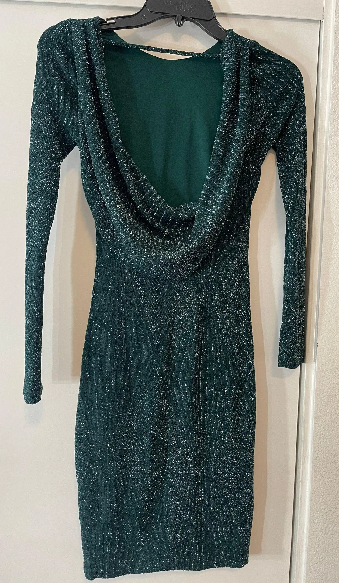Sparkle Green Party Dress Size XS - Image 2
