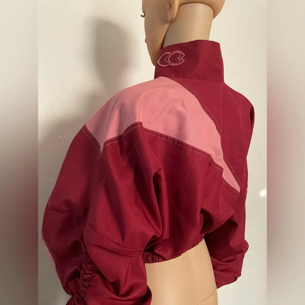 Reebok Women's Pink and Red Jacket - Image 10