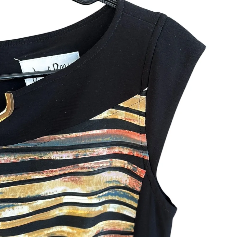 EUC Joseph Ribkoff Textural Illusion Shoft Dress Size 8 - Image 4