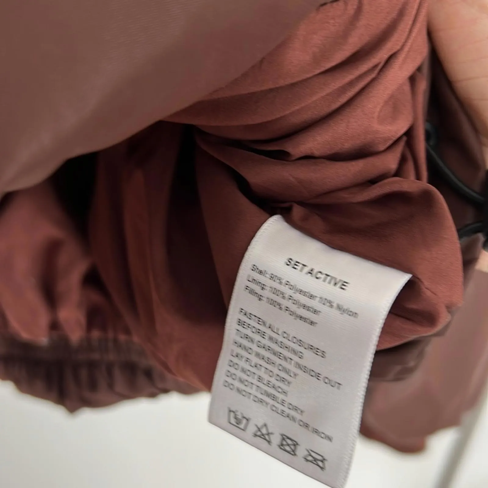 SET ACTIVE Oversized Puffer Jacket in Coco Brown - XS [COPY] - Image 9