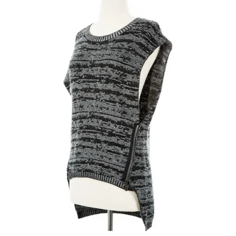 Cop.Copine Buenos Pull Gray Small Cozy Fall Winter‎ Wool Blend - Image 2