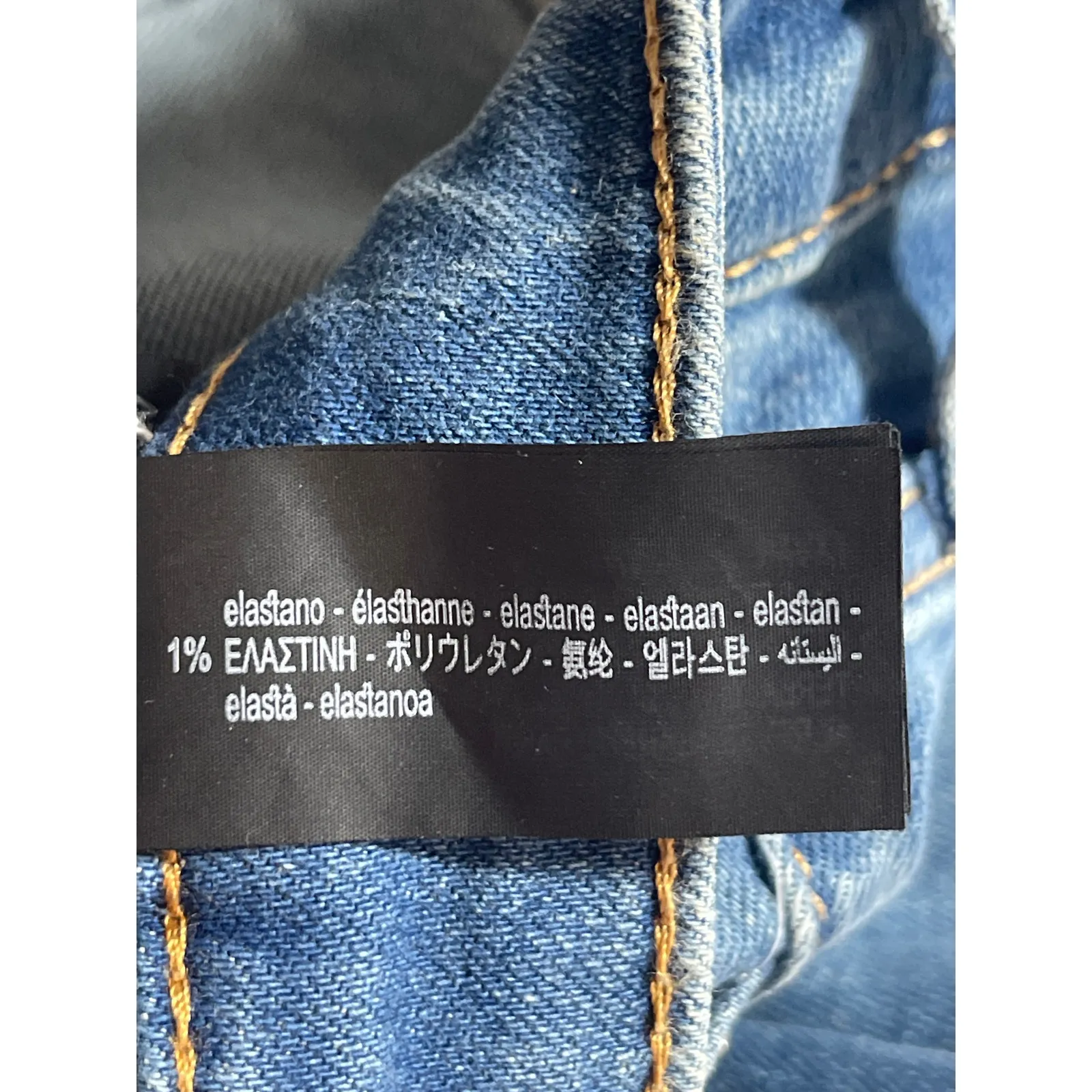 NEW Zara Blue High Rise Cropped Baggy Trouser Wide Leg Denim Jeans Pants Size 6 - Image 7