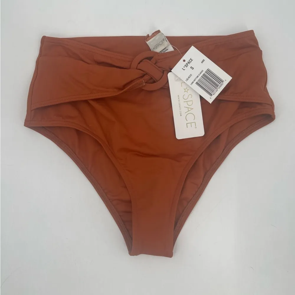 L*SPACE Bikini Bottom Lana Size Small NWT Twist High Waisted Beach Resort NWT - Image 12
