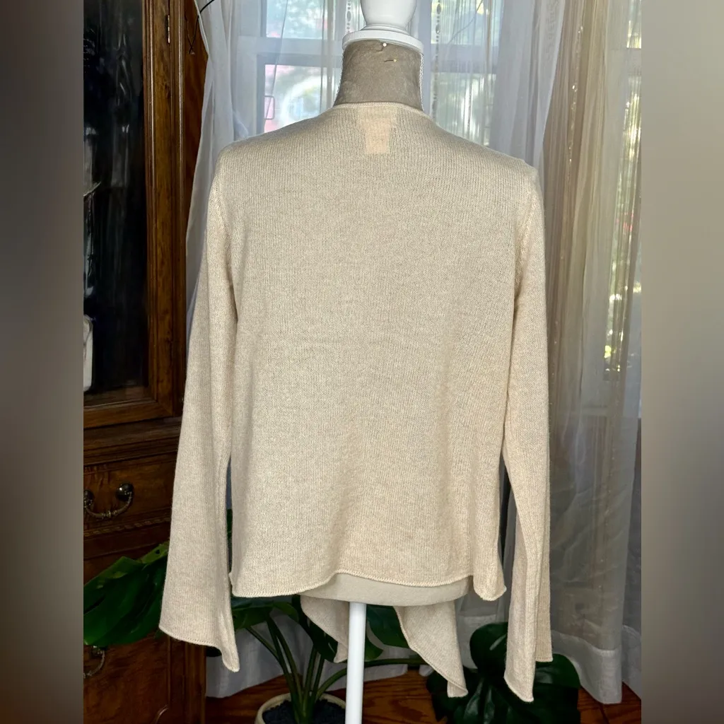 Andrea Jovine AJ Cashmere NWOT Cream Cardigan - Image 2