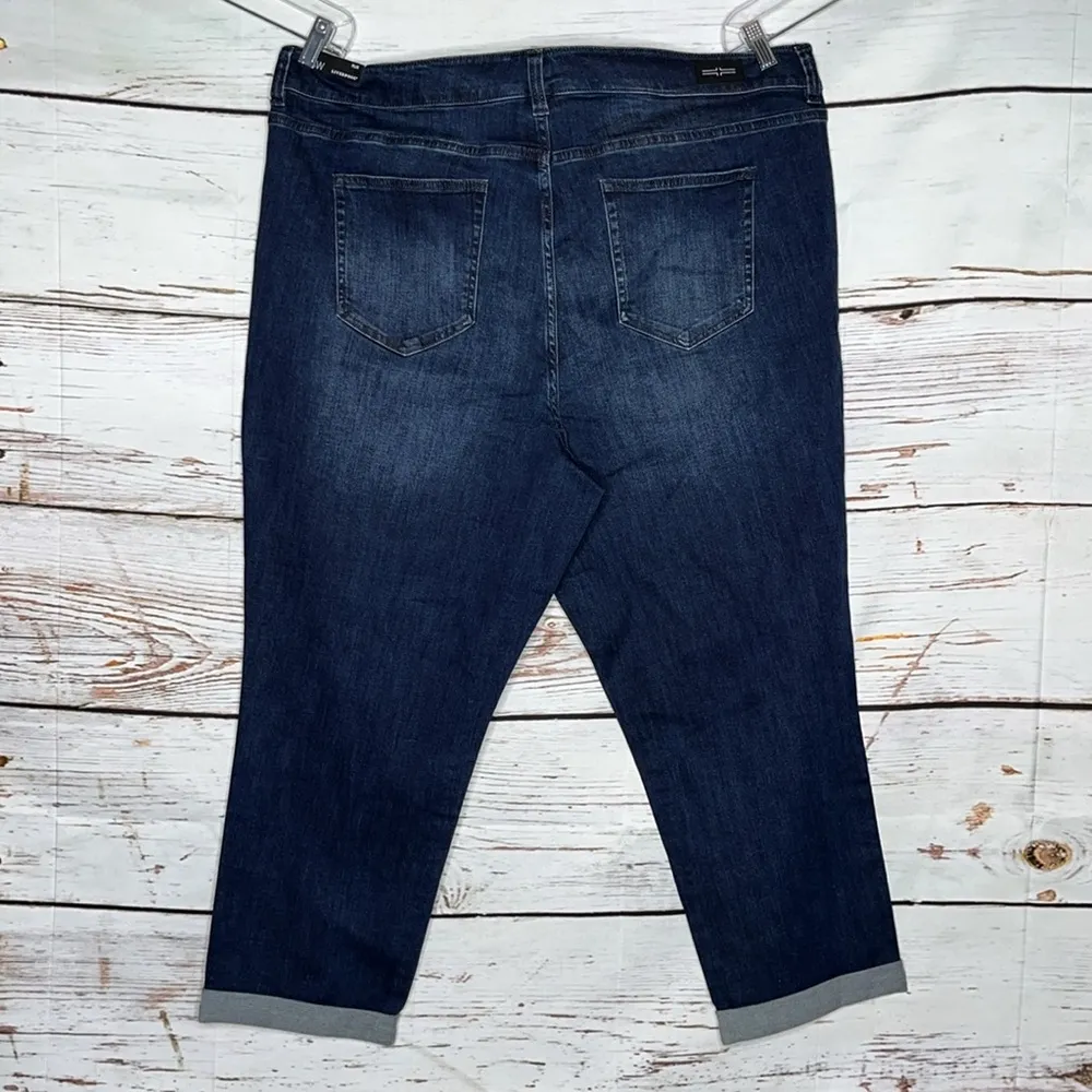 Liverpool NWT Size 24W Blue Denim Kona The Slim Boyfriend Jeans - Image 2