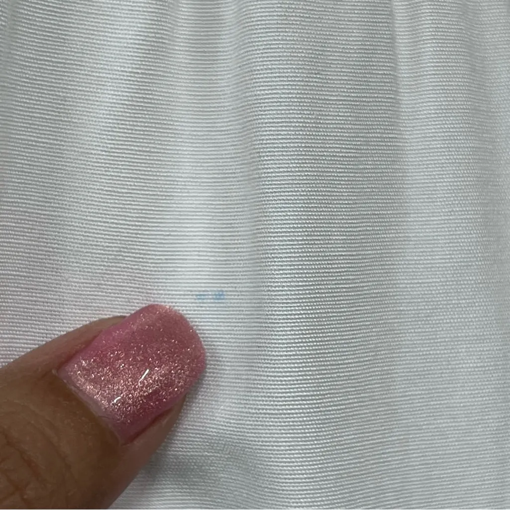 Elegant White Puff Sleeve s Dress tiered square neckline babydoll mini Size undefined - Image 11