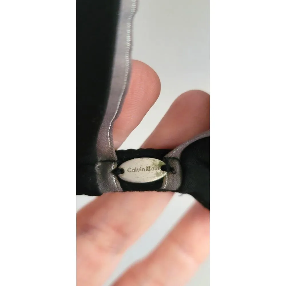 Calvin Klein F3318 Naked Glamour Push-Up Bra With Lace Black 34D - Image 6