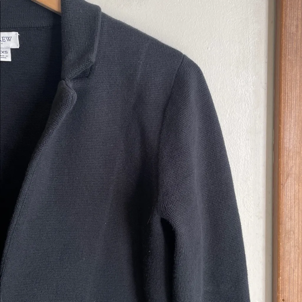 J.Crew  Schoolboy Sweater Blazer Black - Image 5