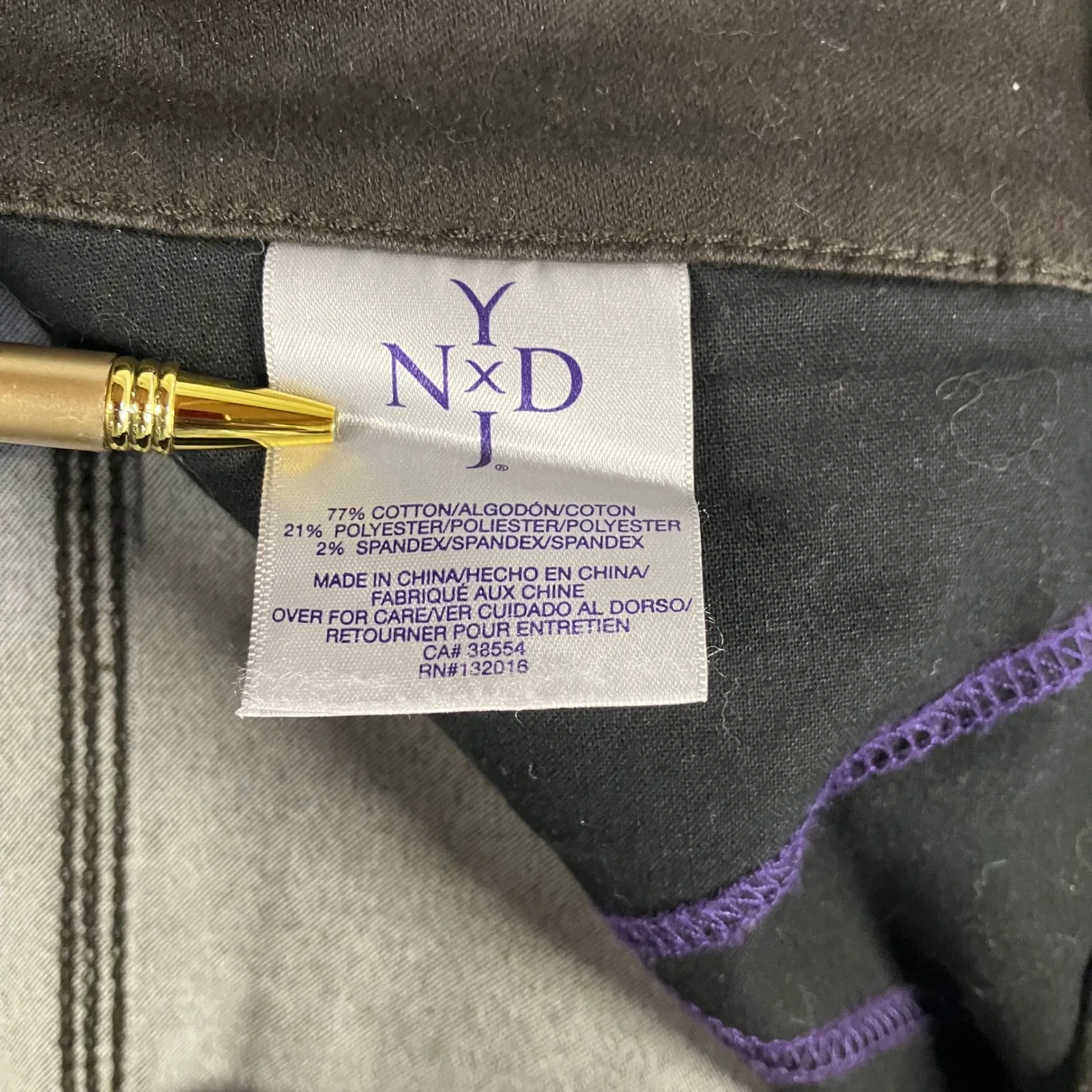 NYDJ Legging Women 6 Brown Mid Rise Straight Leg Stretch Lift Tuck Technology - Image 10