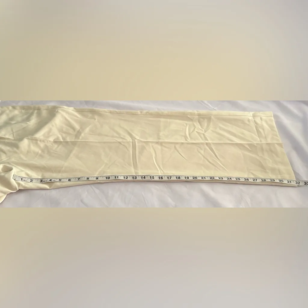 White House Black Market Women's Size 8 Cream Belted Luna Wide Leg Trousers - Image 7