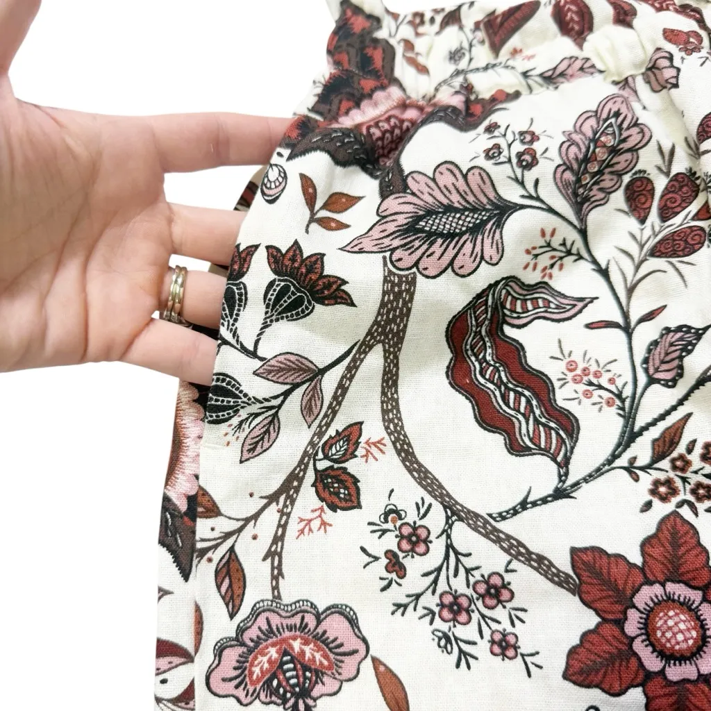 Joie Linen Blend Floral Shorts size‎ 10 - Image 5