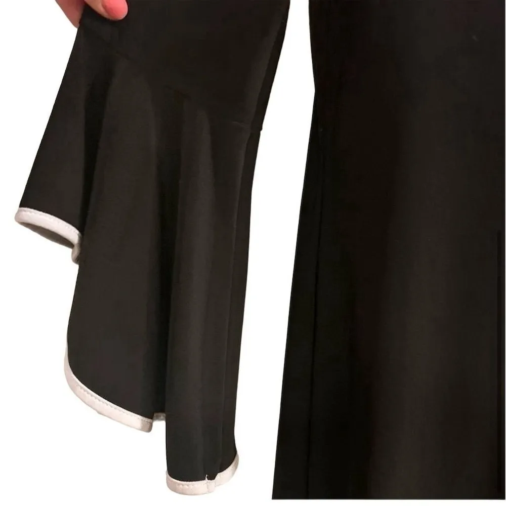 Annalee + Hope Women's Black Bell Sleeve Knee Length Dress Size Medium - Image 5