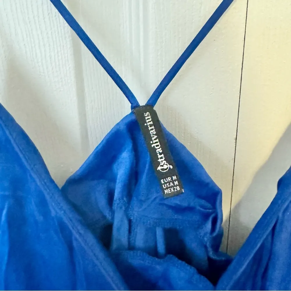 Stradivarius blue maxi dress MEDIUM - Image 5