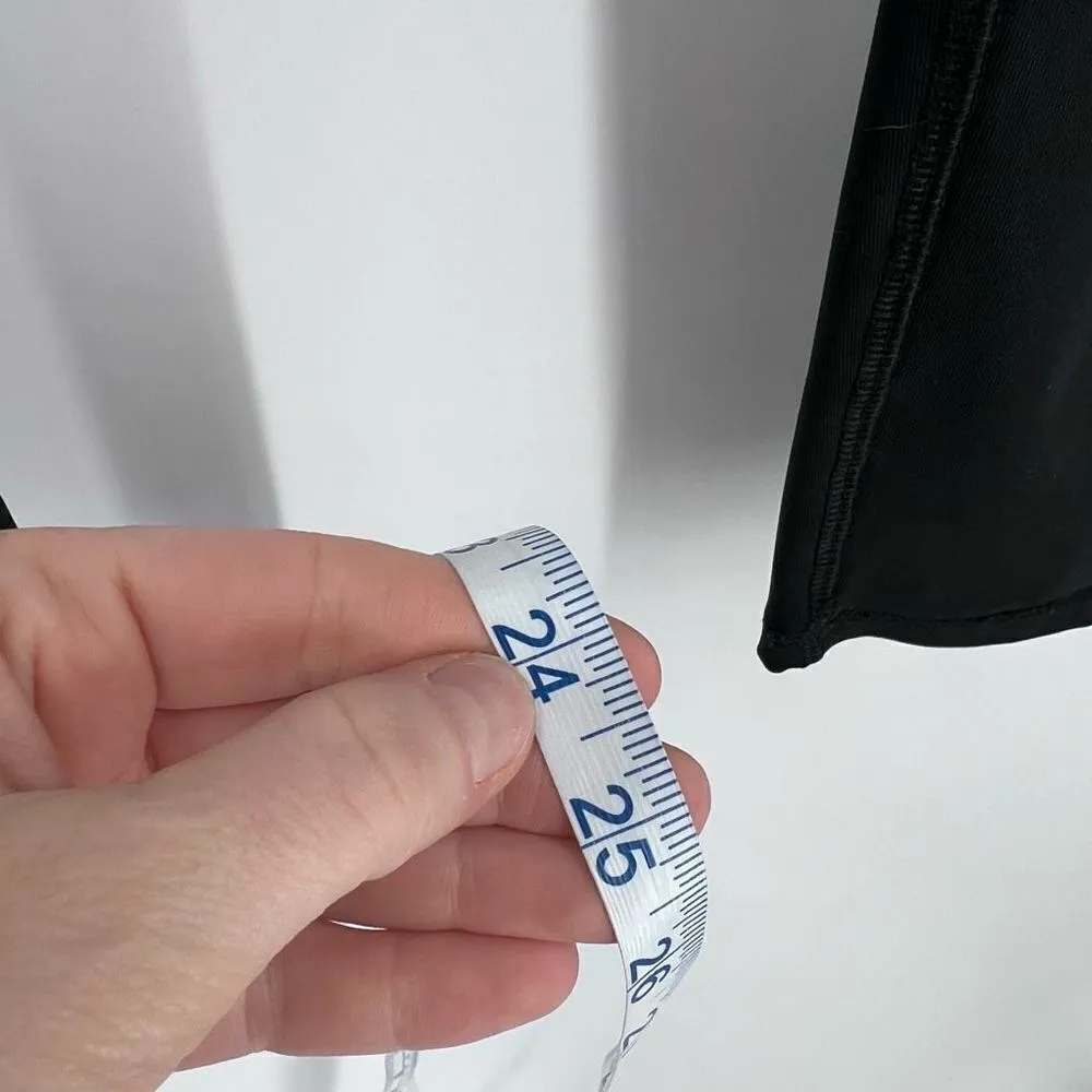 Gottex Women's Workout Pants Size Small Leggings Black White Phone Pocket Side c - Image 10