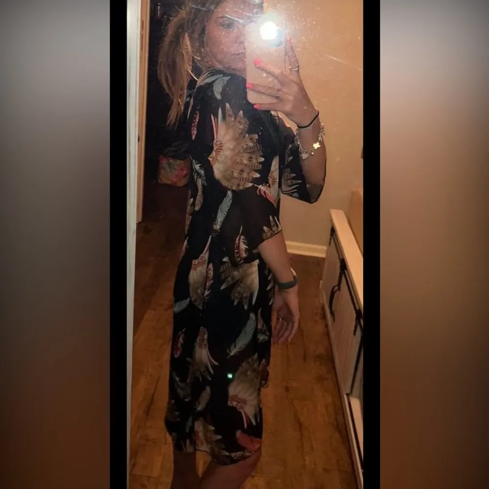 feathered cardigan - Image 2