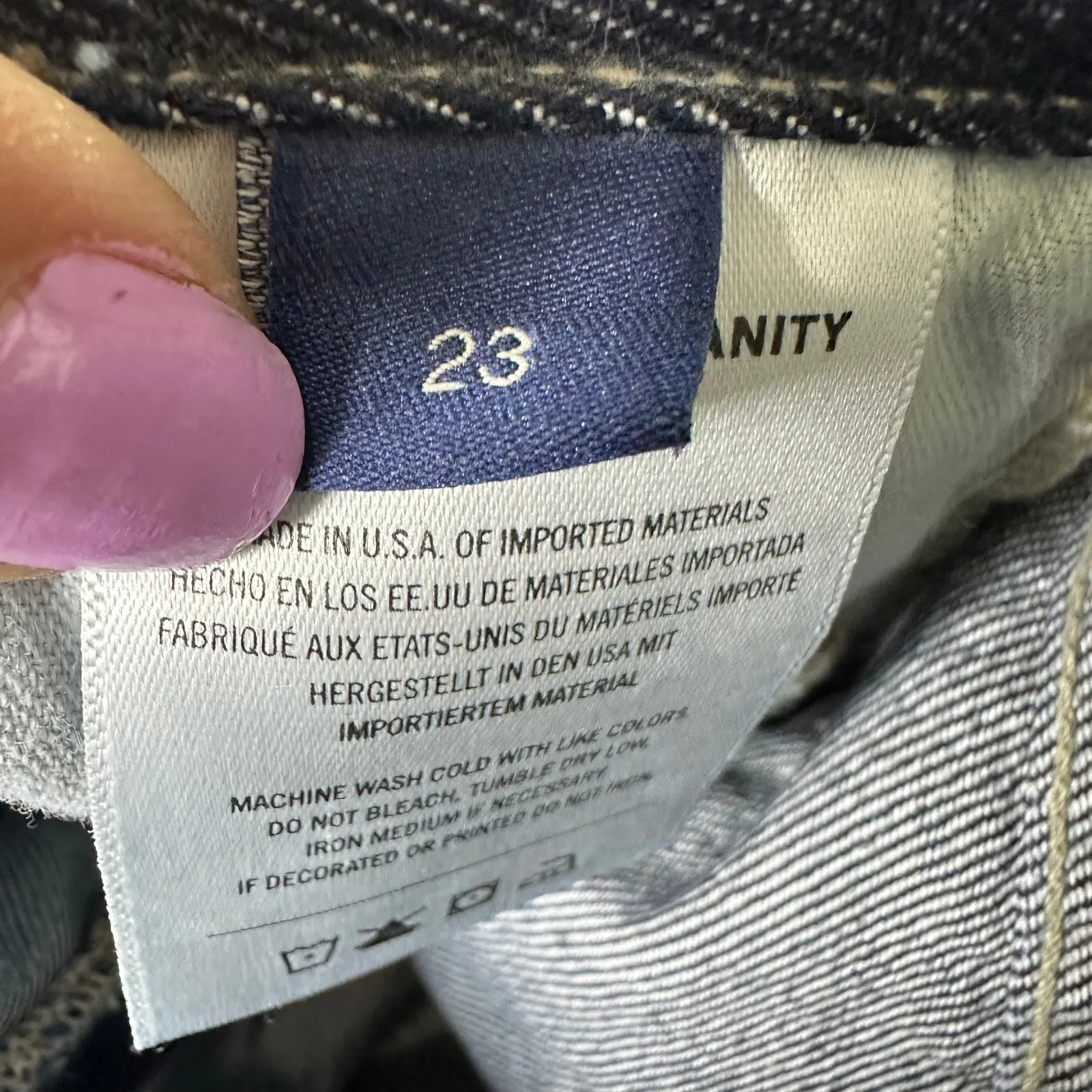 Citizens of Humanity Petra Pleated Wide Leg Jeans in Eden  Size 23 - Image 8