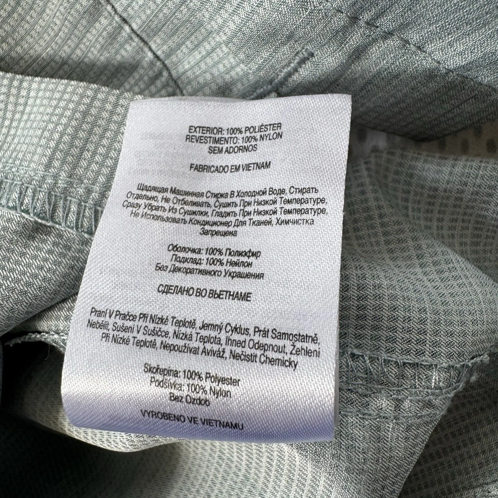 MOUNTAIN HARDWEAR Womens Canyon Shirt Small Blue Long Sleeve UPF 50 Hiking - Image 5