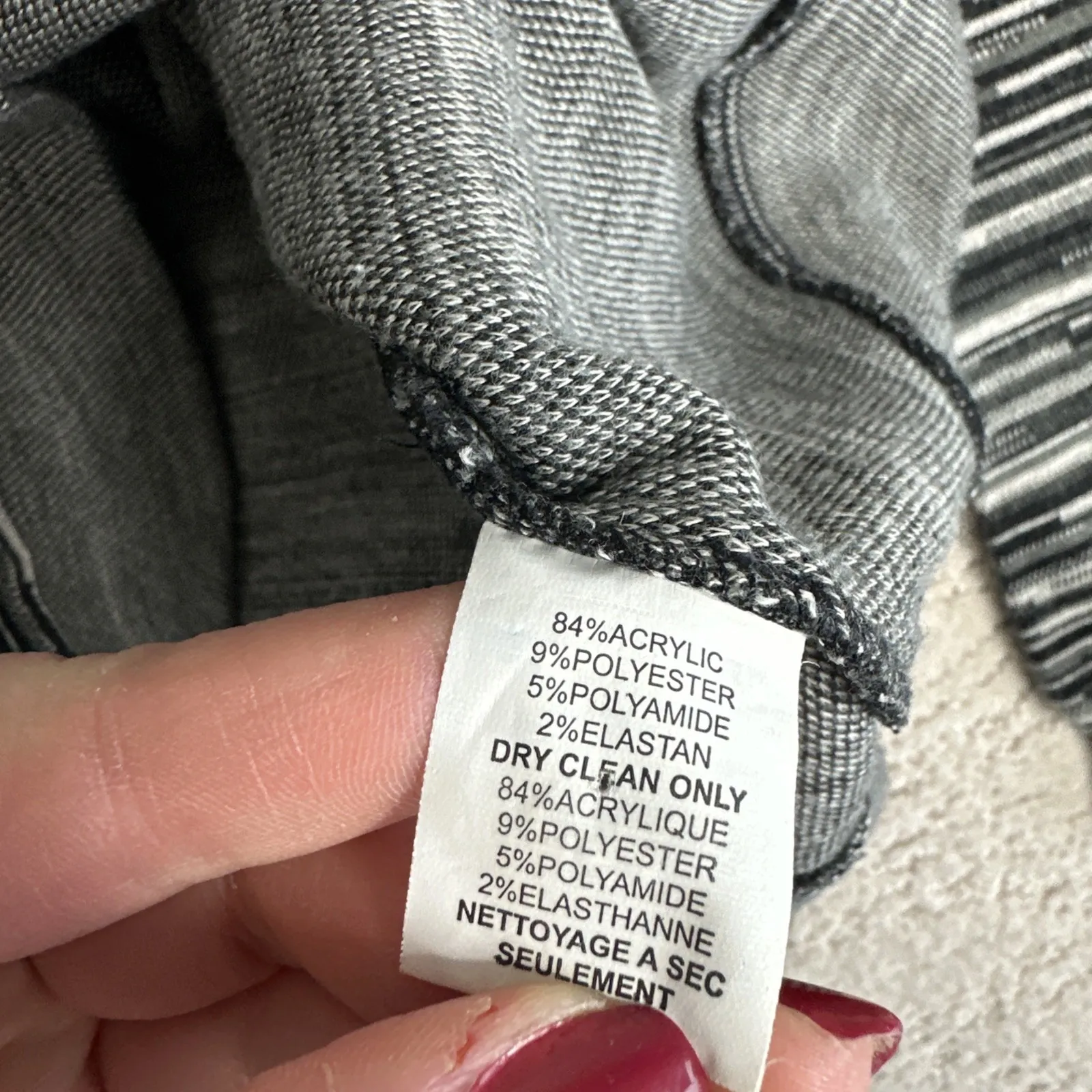 Women's Trina Turk Small Long Sleeve Striped Pullover Sweater - Image 5