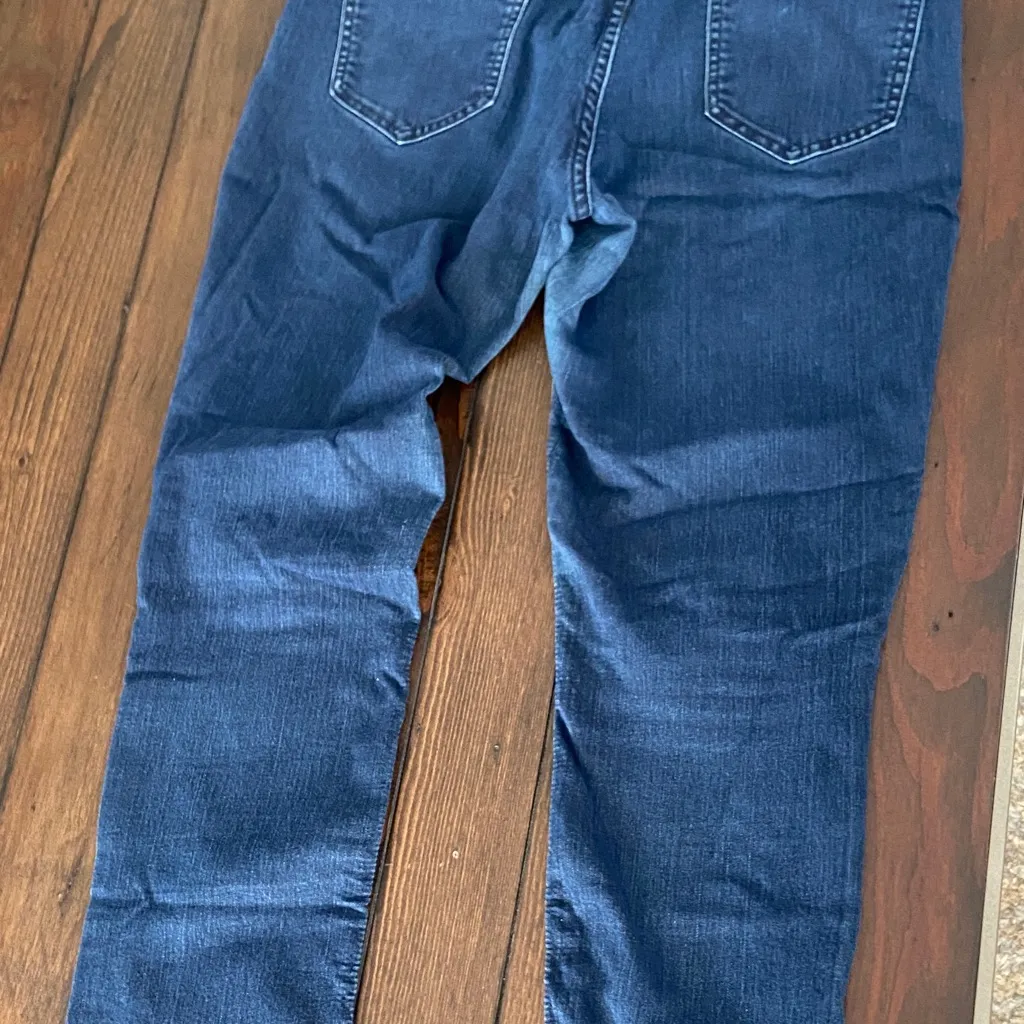 New York & Company Dark Blue Skinny Jeans - Image 7