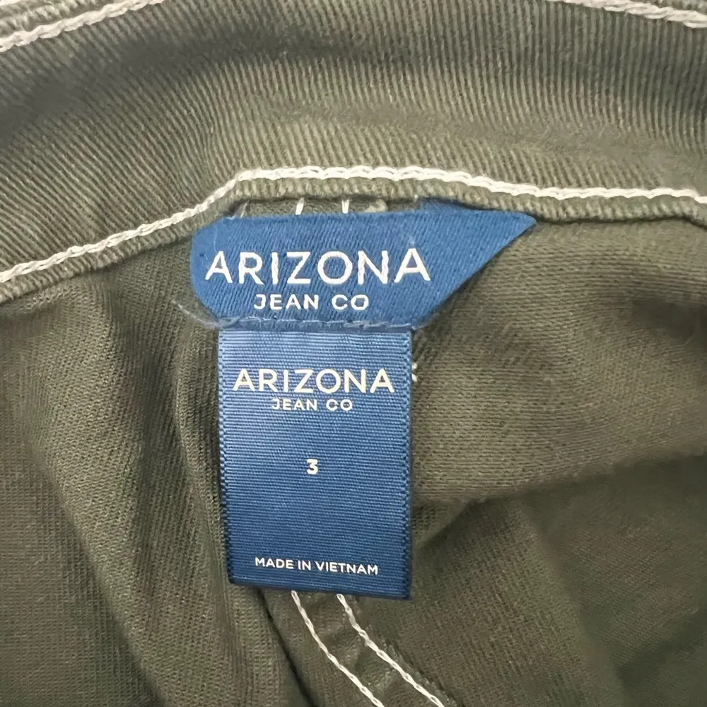 Vintage Y2K Arizona Mini Skirt in Olive Green - Size 3 - Image 3