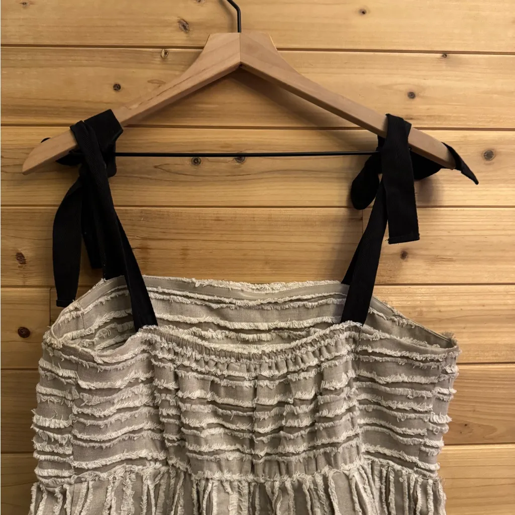 Maeve Anthropologie Size Medium Soeil Babydoll Ribbon Sleeve Cotton Tank Top - Image 8