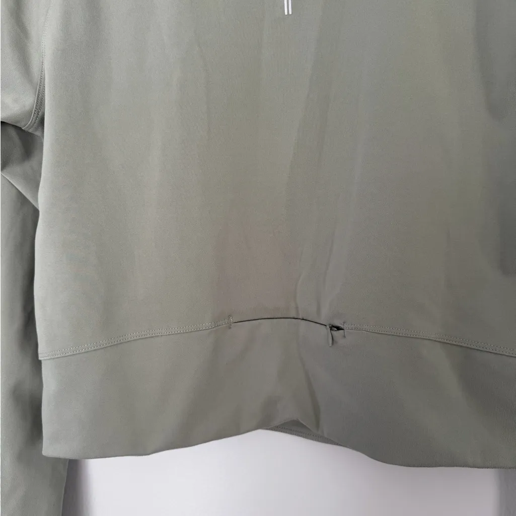 Yogalicious Sage Green Quarter-Zip Sweatshirt - Image 5