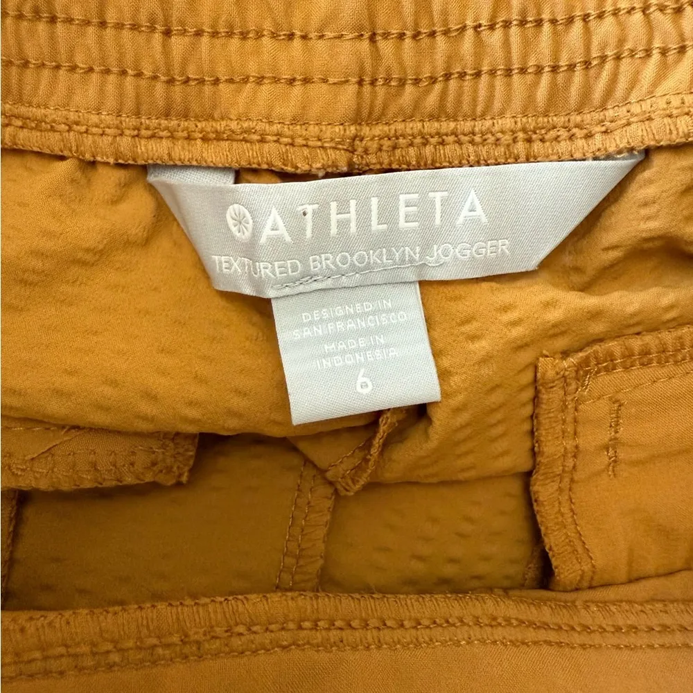 ATHLETA Textured‎ Brooklyn Jogger Pants Size 6 EUC - Image 7