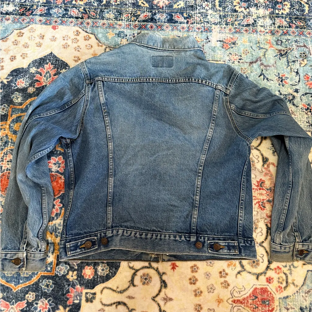 Levi Strauss and Co Vintage 80’s Blue Denim Trucker Jacket 70506-0216 42 - Image 2