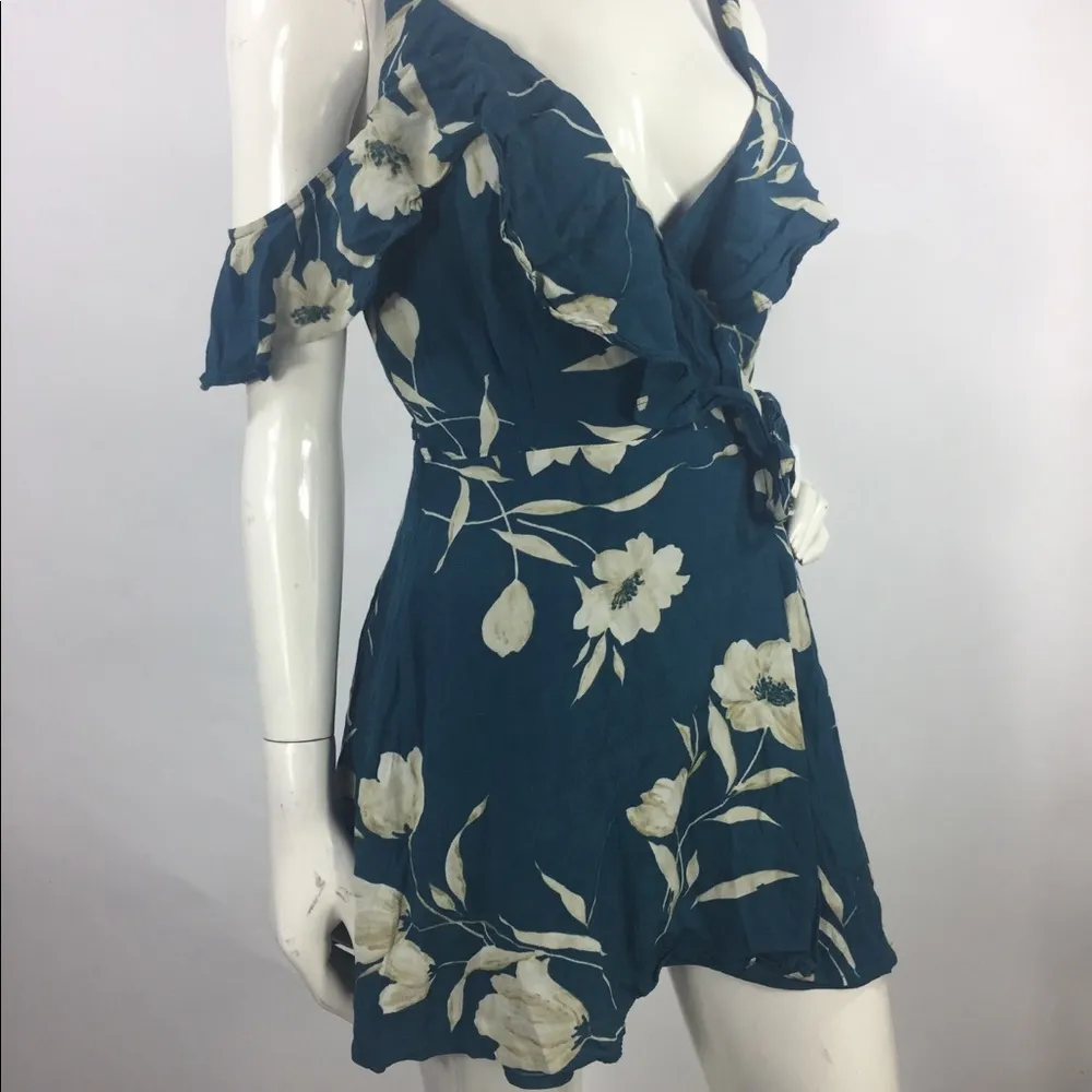 Privacy Please Hamlet Wrap Mini Skater Dress - Image 8