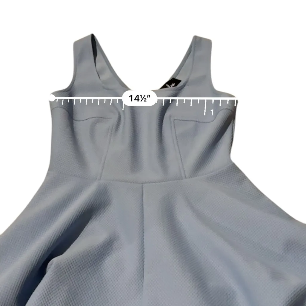 Lulus Home‎ Before Daylight Periwinkle Blue Sleeveless Skater Dress Sz M - Image 8
