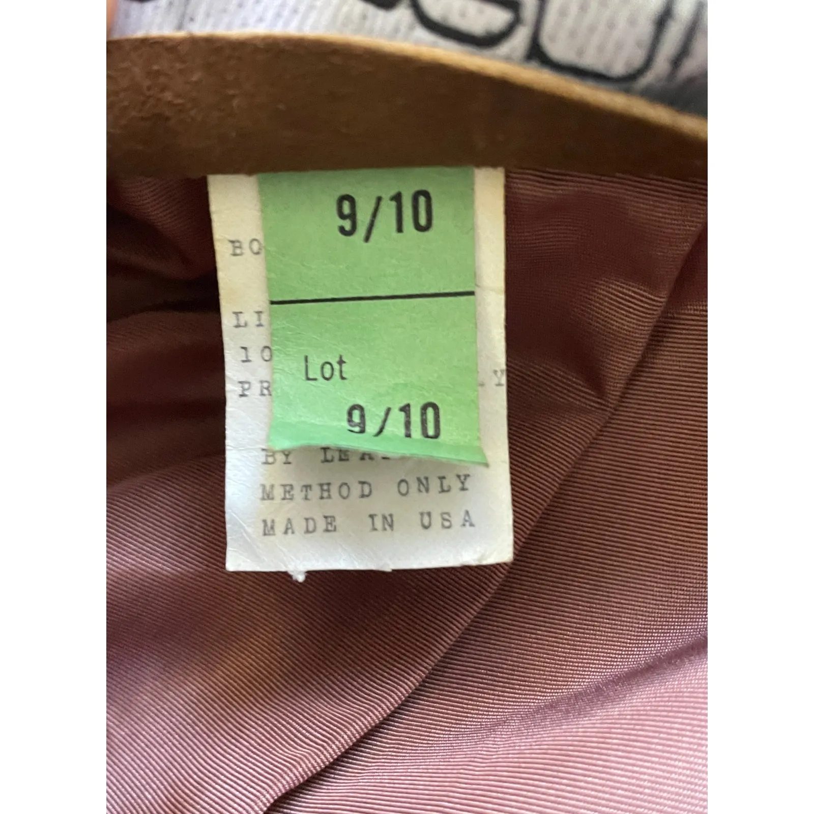 Outerwear by Phoenix Vintage Brown Leather Pencil Skirt Back Buttons Size 9/10 - Image 8