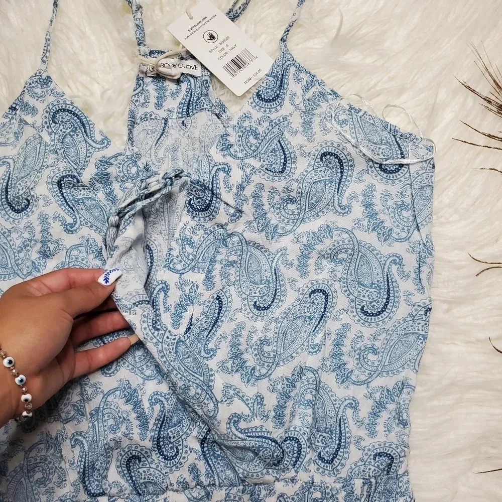 Body Glove  Blue Lace  Romper - Image 4