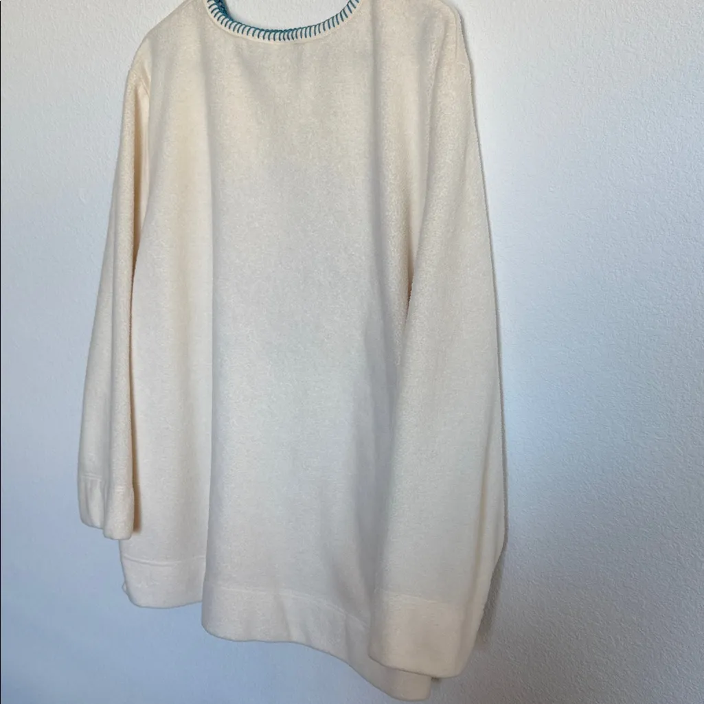 White Stag Cream Sweater with Winter Scene - Image 10