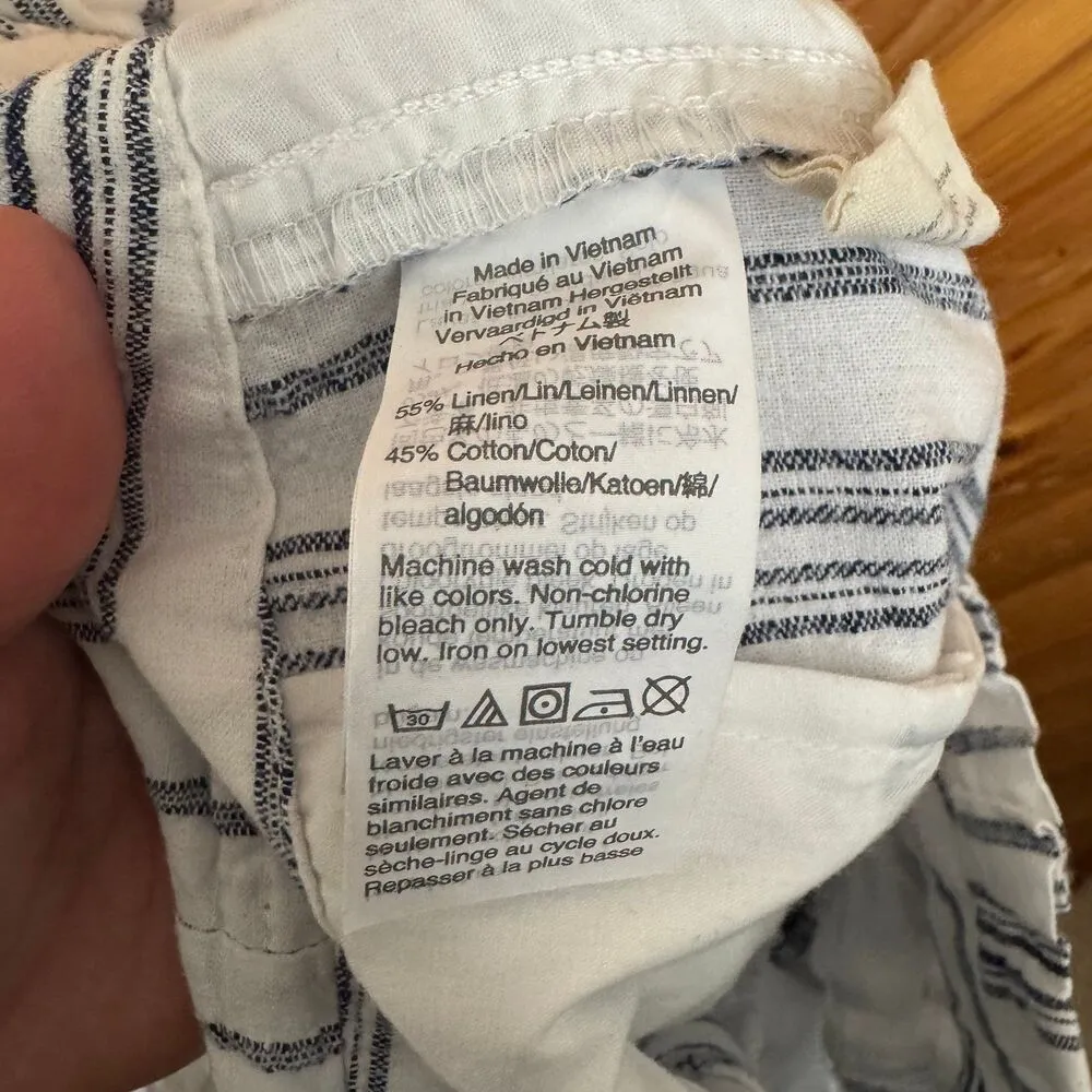 Madewell Linen-Cotton Pants Size 4 - Image 5